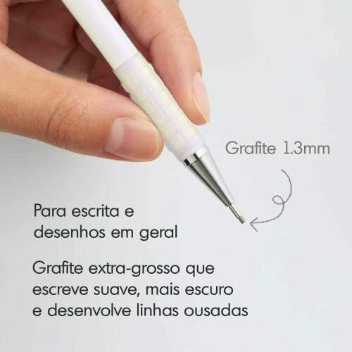 Lapiseira Tecnica Pentel 1.3 mm Preto
