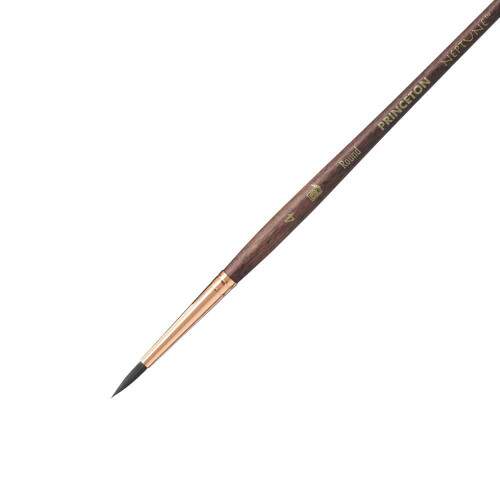 Pincel Princeton Neptune Aquarela Plotter Sinttico Curto 4