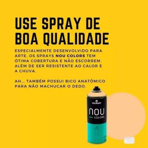 Tinta Spray Colorart Nou Colors 400 ml Beterraba