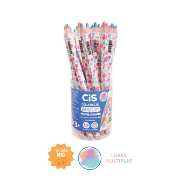 Lapis de Cor Cis Colorcis Multi Pastel