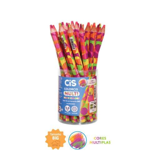 Lapis de Cor Cis Colorcis Multi Neon