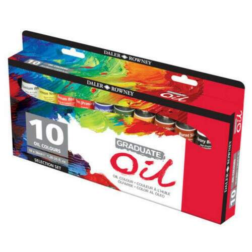 Tinta Oleo Daler Rowney Graduate 10 cores
