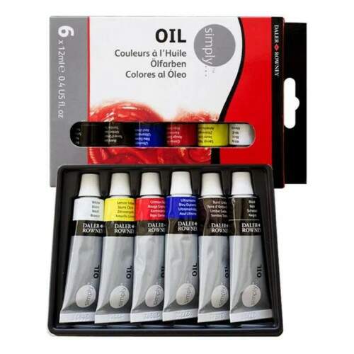 Tinta Oleo Simply Graduate Oil 6 Cores