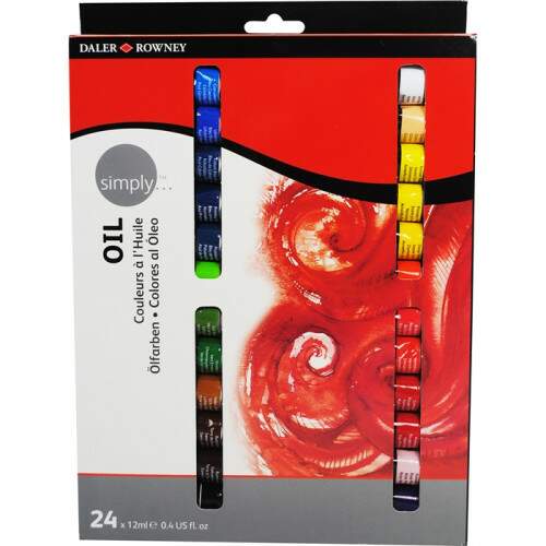Tinta Oleo Daler Rowney 24 Cores