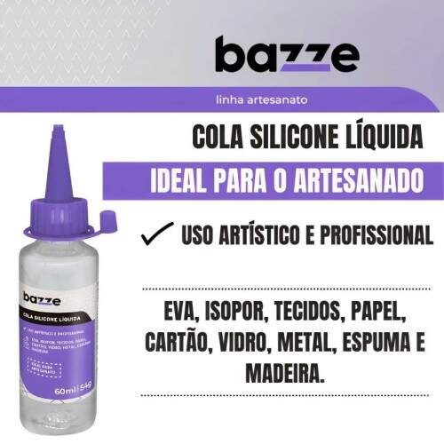 Cola Silicone Liquida Bazze 60ml
