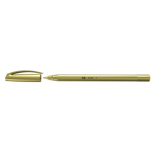 Caneta Esferogrfica Cis Alfa Ouro