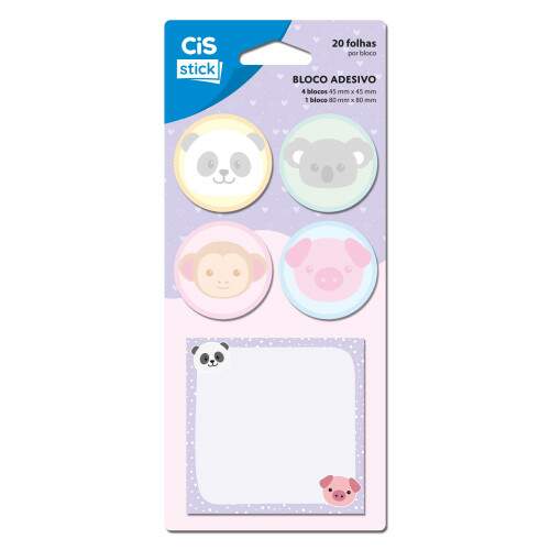 Bloco Adesivo Cis 5 Modelos C/20 Folhas