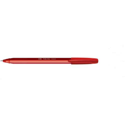 Caneta Esferogrfica Cis Trik Grip Retrtil Vermelho