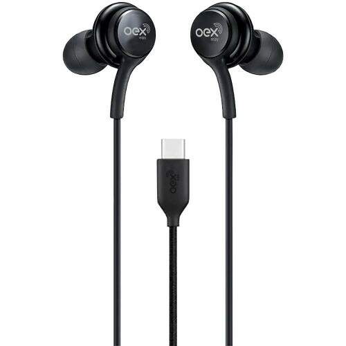 Fone de Ouvido Oex Hiper Bass Tipo C