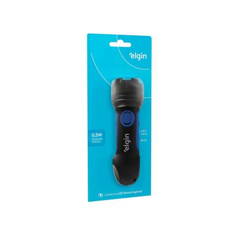 Lanterna Elgin Led Recarregavel 0,5W Bivolt