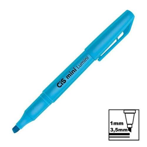 Marca Texto em Fita Cis Lumini Neon Azul