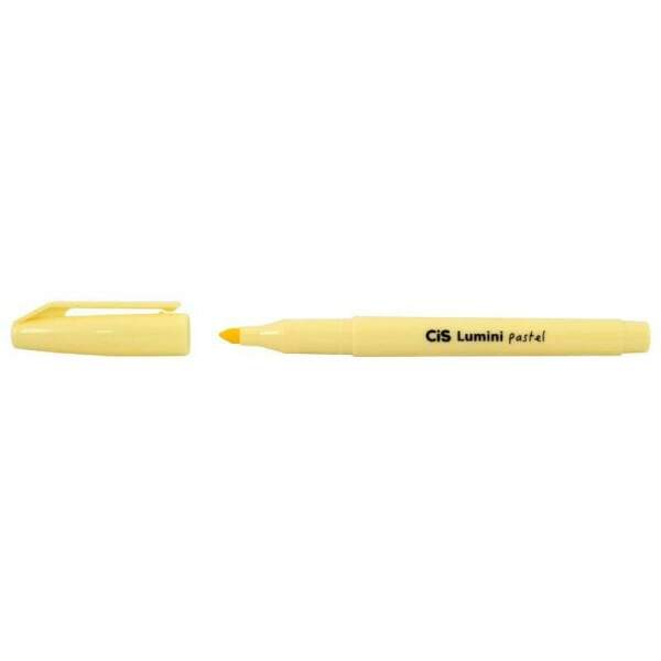 Marca Texto Cis Lumini Tape Tons Pasteis Amarelo