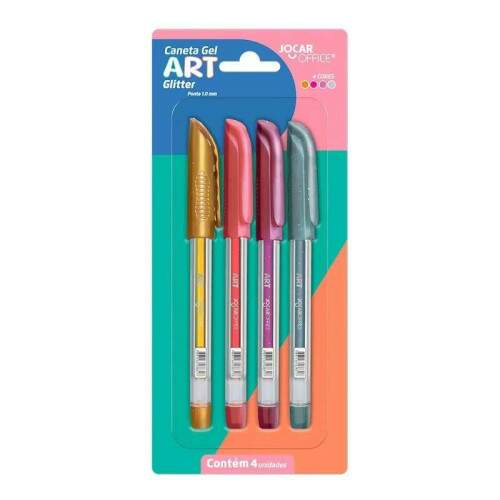 Caneta Gel Art Jocar Office 1.0 Brilho