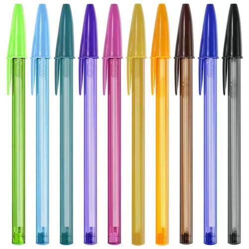 Caneta Esferografica Bic Cristal Fashion 10 Cores
