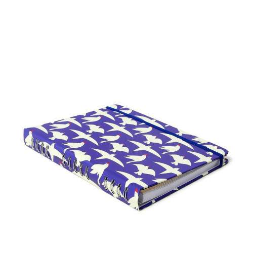 Caderno Cicero Organizador Litoral Pautado Pontado 17x24 Revoada Azul