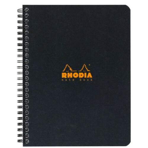 Caderno Rhodia A5+ 80fls 80g Black