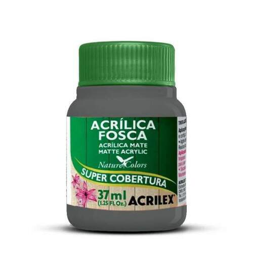 Tinta Acrilica Acrilex Fosca 37 ml Grafite