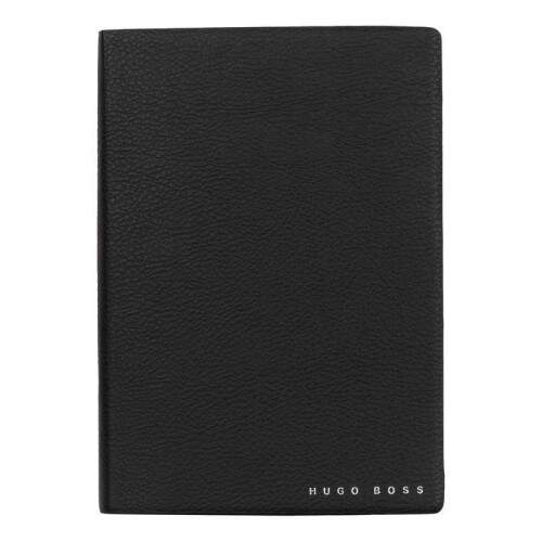 Caderno Hugo Boss A6 Essential Storyline Preto Folha Lisa