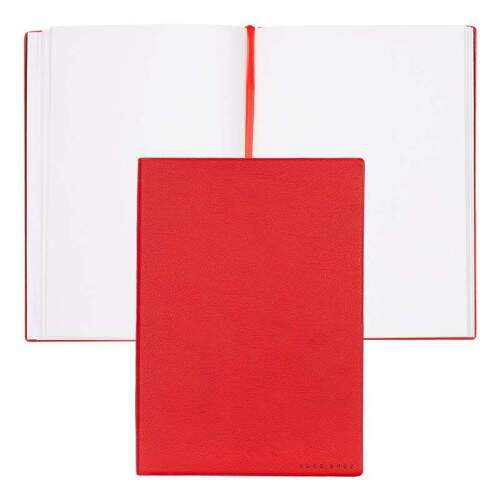 Caderno Hugo Boss A5 Essential Storyline Vermelho Folha Lisa