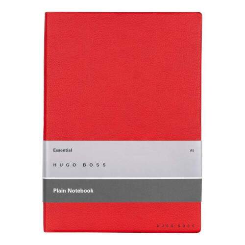 Caderno Hugo Boss A5 Essential Storyline Vermelho Folha Lisa