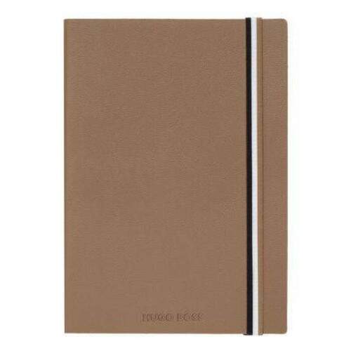 Caderno Hugo Boss A5 Iconic Caramelo Folha Pautada