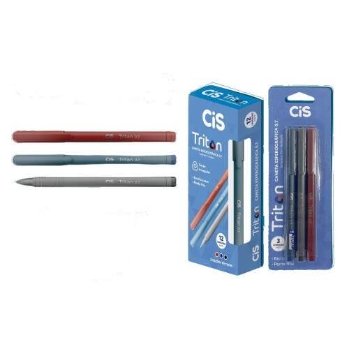 Caneta Cis Triton 3 Cores