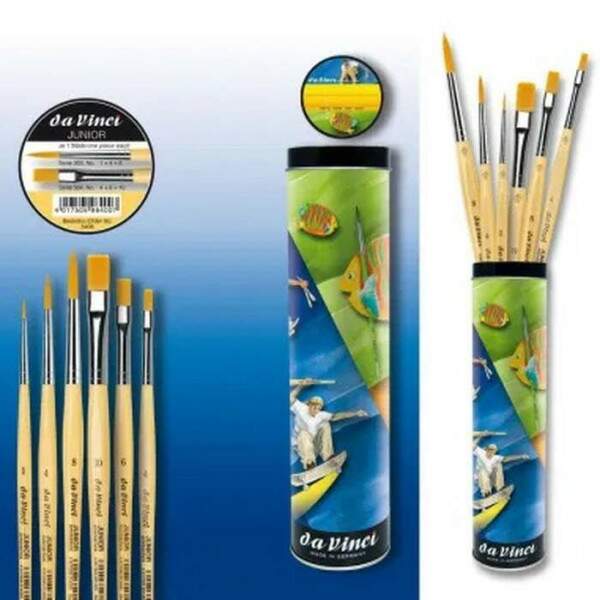 Kit Pincel Da Vinci Junior 6 Un 4218