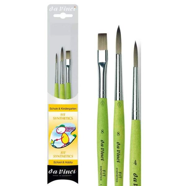 Kit Pincel Da Vinci Forte 3 Un 3505
