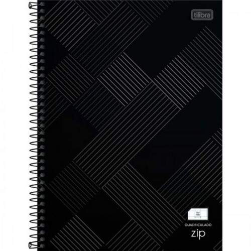 Caderno Univ Quadri 7x7 CD ESP Tilibra Zip 48 fls