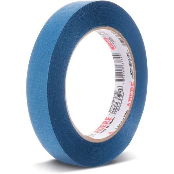 Fita Crepe Adere 18 mm x 50 m Azul