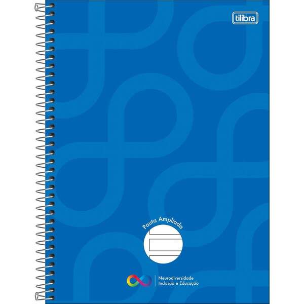 Caderno Universitrio Tilibra Pauta Ampliada Neuro 80 Fls