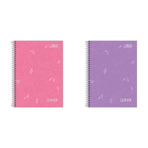 Caderno 1/4 Tilibra Espiral CD Lunix 160 Fls