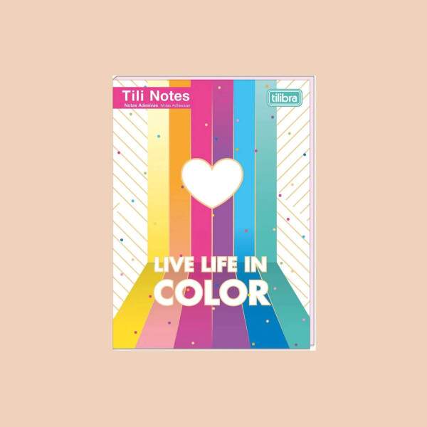 Kit Bloco Adesivo Tilibra Be Nice 8 x 30 fls