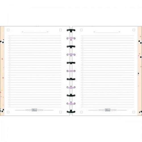 Caderno de Disco Universitario Tilibra Tilidisco Lovely Friend 10 Matrias 160 Folhas