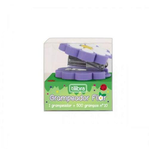 Grampeador Tilibra Mini Flor
