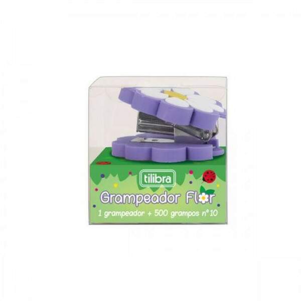 Grampeador Tilibra Mini Flor