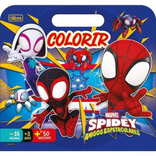 Cartilha De Atividades Tilibra Maleta Spidey 8 Folhas