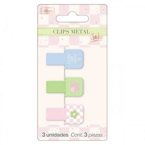 Clips Tilibra Metal Soho 3 Und