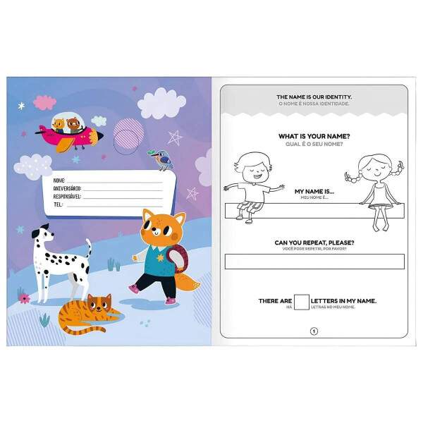 Cartilha De Atividades Tilibra Ingls 16 Folhas