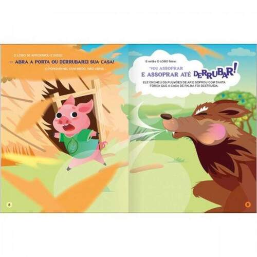 Livro Tilibra Era Uma Vez Os 3 Porquinhos