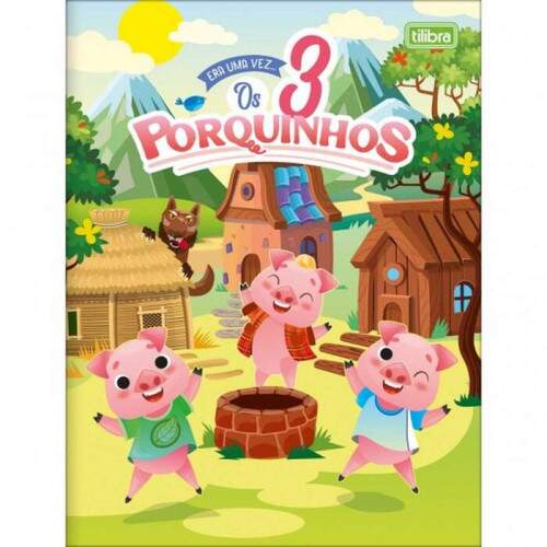 Livro Tilibra Era Uma Vez Os 3 Porquinhos