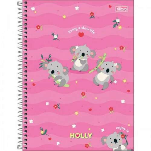 Caderno Univ CD BRC Tilibra Holly 80 fls