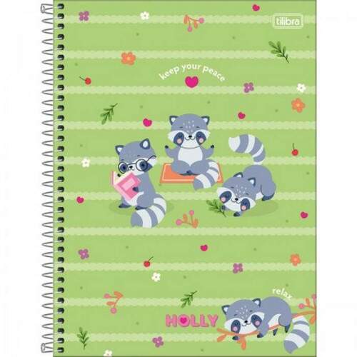 Caderno Univ CD BRC Tilibra Holly 80 fls