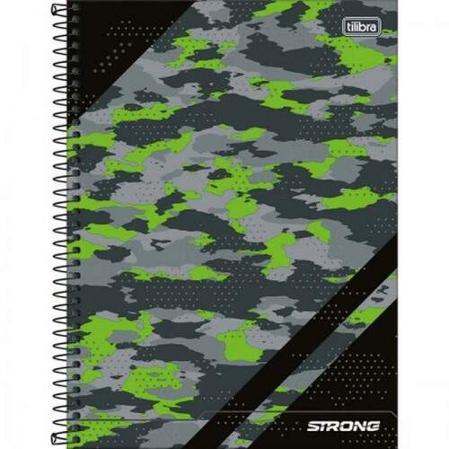 Caderno Univ CD ESP Tilibra Strong 160 fls