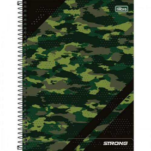 Caderno Univ CD ESP Tilibra Strong 160 fls