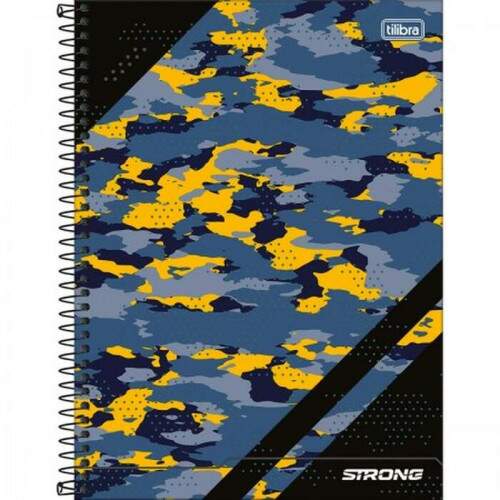 Caderno Univ CD ESP Tilibra Strong 160 fls