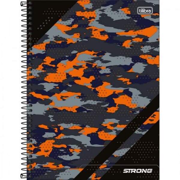 Caderno Univ CD ESP Tilibra Strong 160 fls