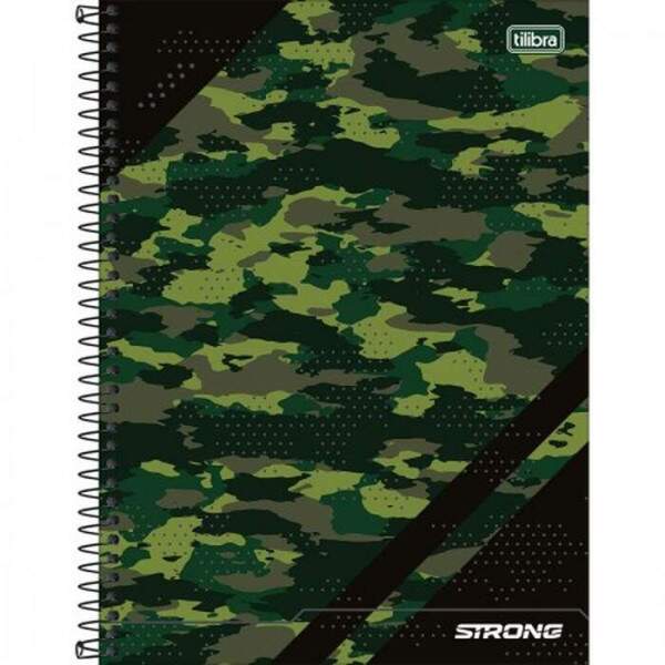 Caderno Univ CD ESP Tilibra Strong 160 fls