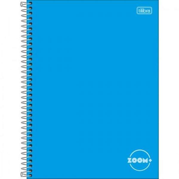 Caderno Univ CD ESP Tilibra Zoom+ 96 fls Azul