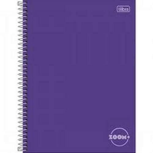 Caderno Univ CD ESP Tilibra Zoom+ 96 fls Roxo
